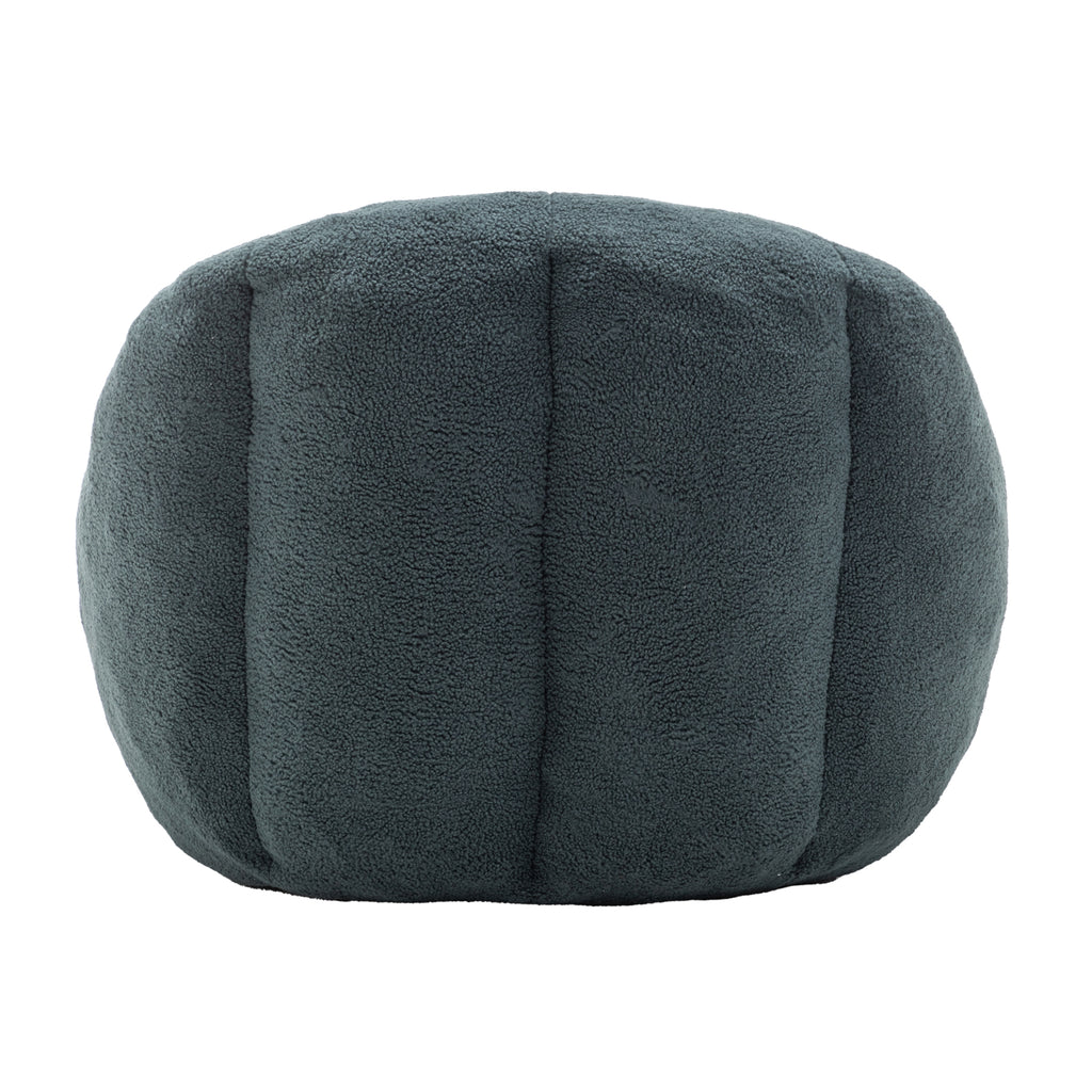 Adult-size green bean bag chair lifestyle photo
