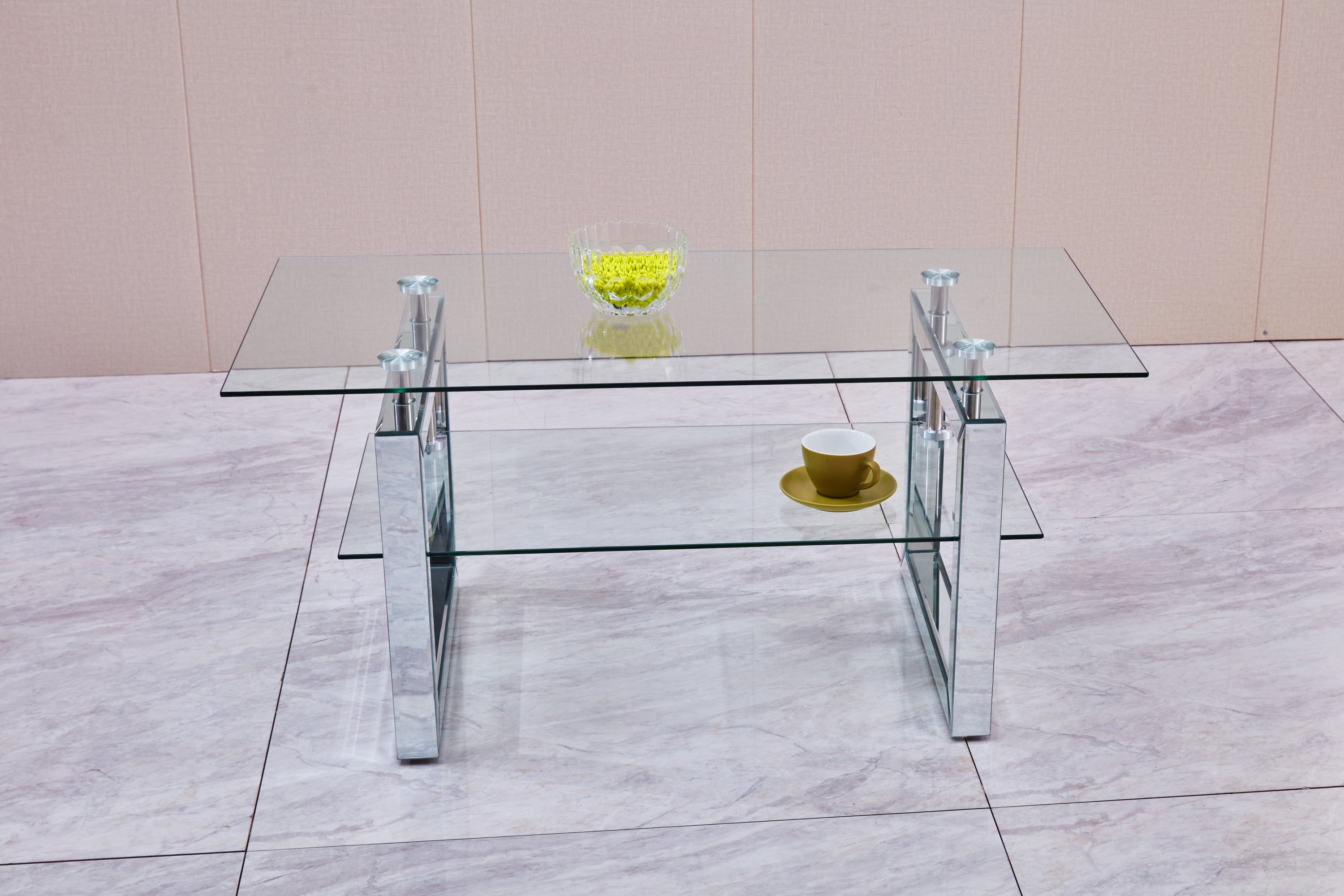 Rectangular center table 39 inch length dimensions view