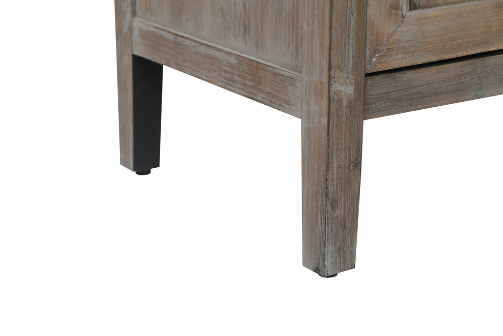 Farmhouse buffet cabinet natural fir wood finish