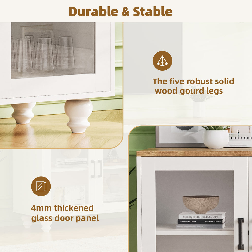 White entertainment center adjustable shelf interior detail