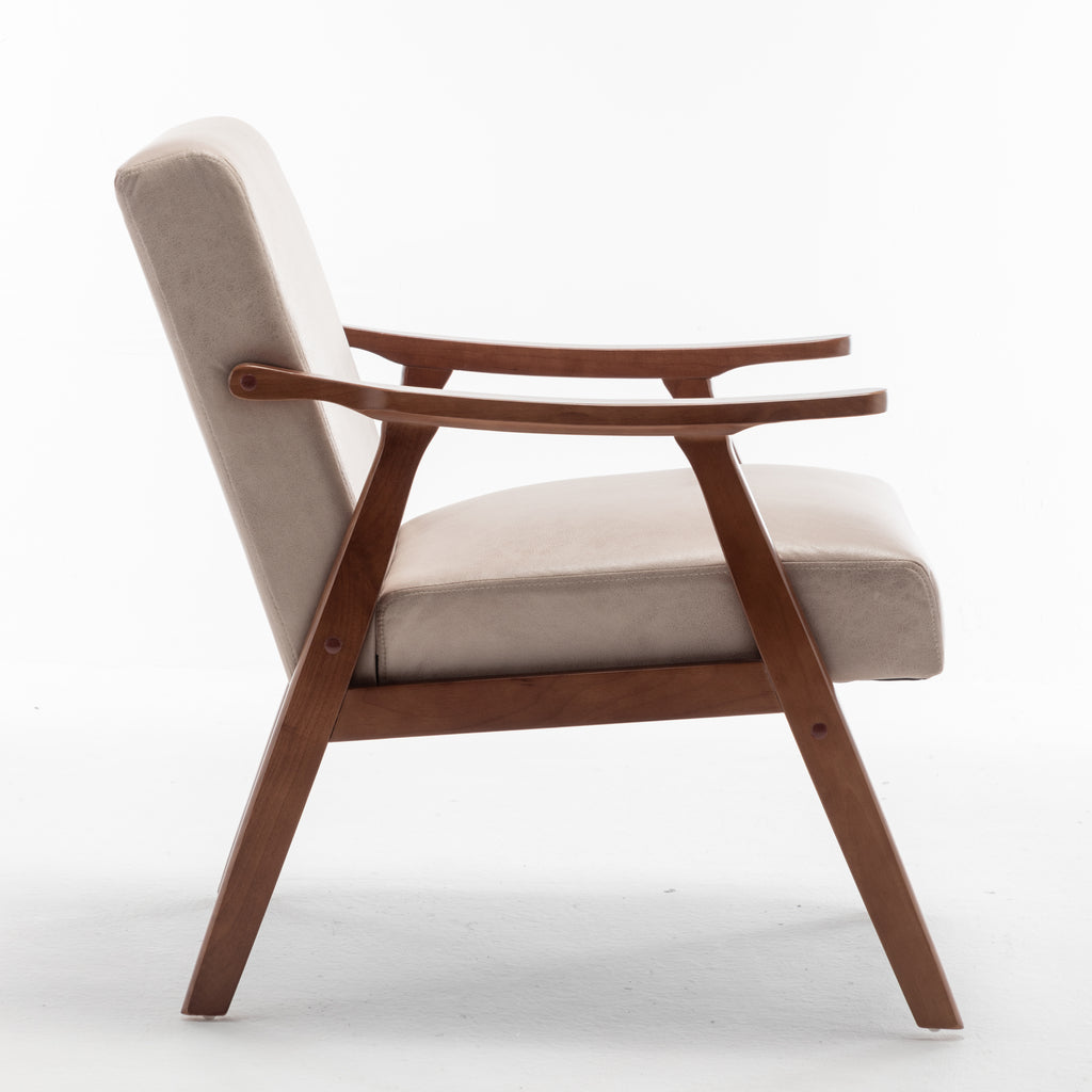 Rubber wood frame leg detail