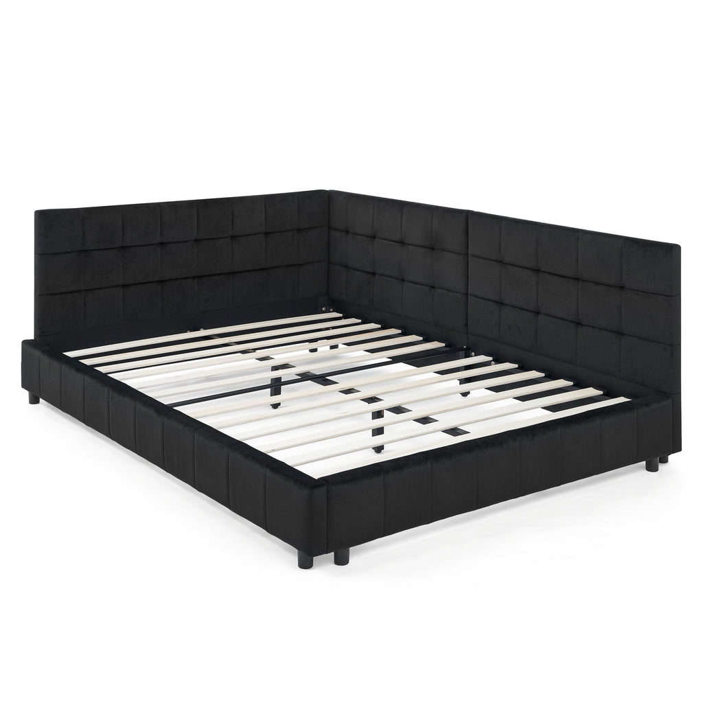 Mid-century daybed assembly and dimension reference