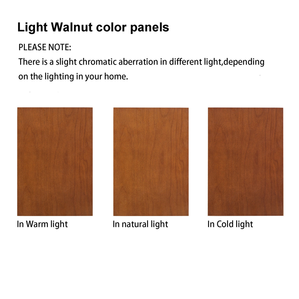 Walnut lighted display cabinet side profile 70 inch height