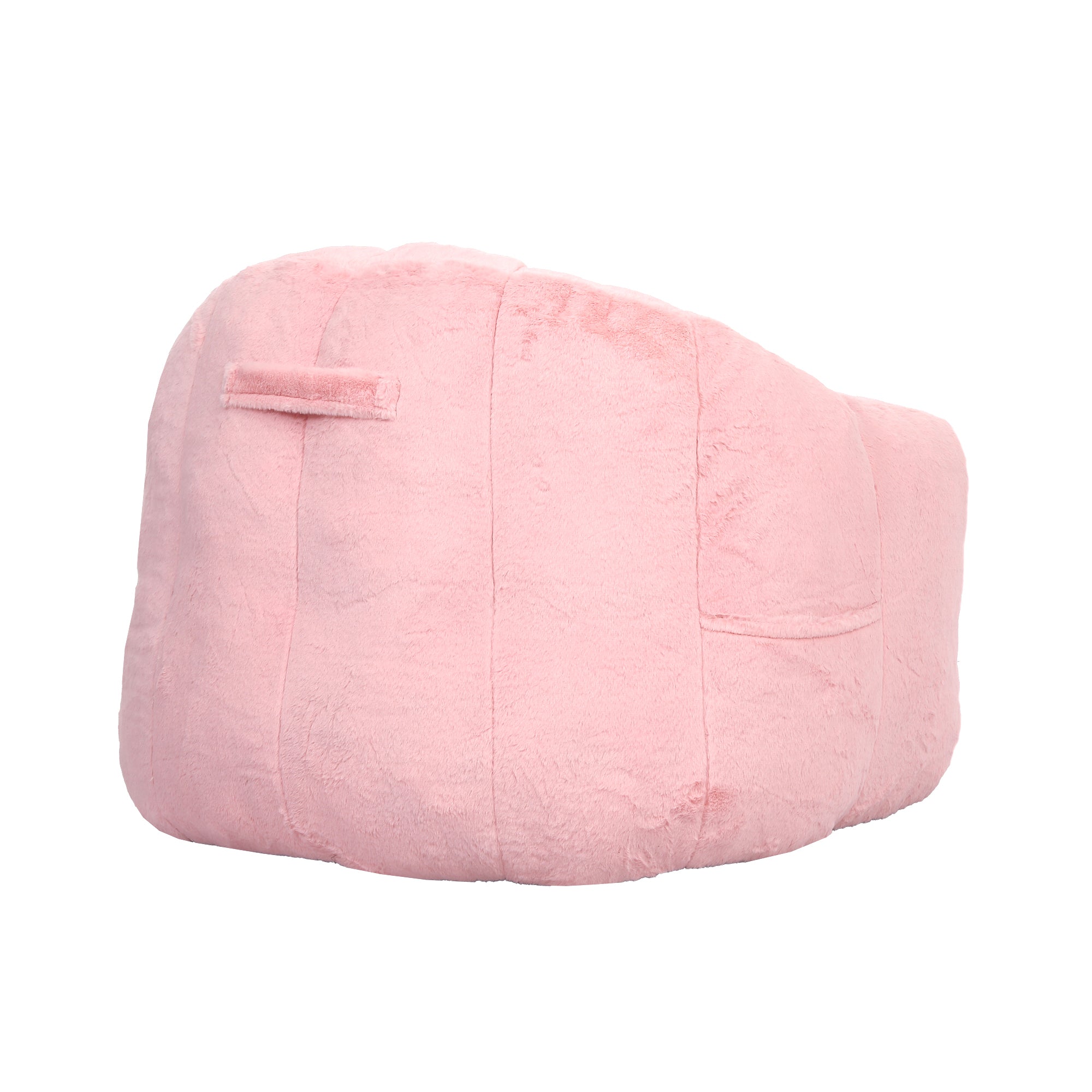 Bean bag chair in reading nook