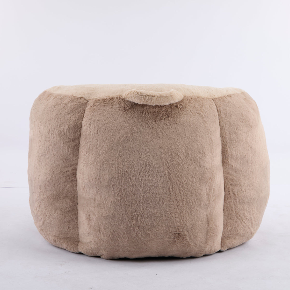 Oversized Bean Bag Chairs,Multicolor Faux Fur Couch Filled with Shredded Sponge,Large Lounger Sofa For Living Room,No Assembly Required , Pink+White+Purple