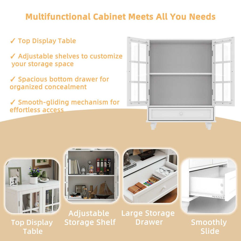 White modern sideboard solid wood legs detail