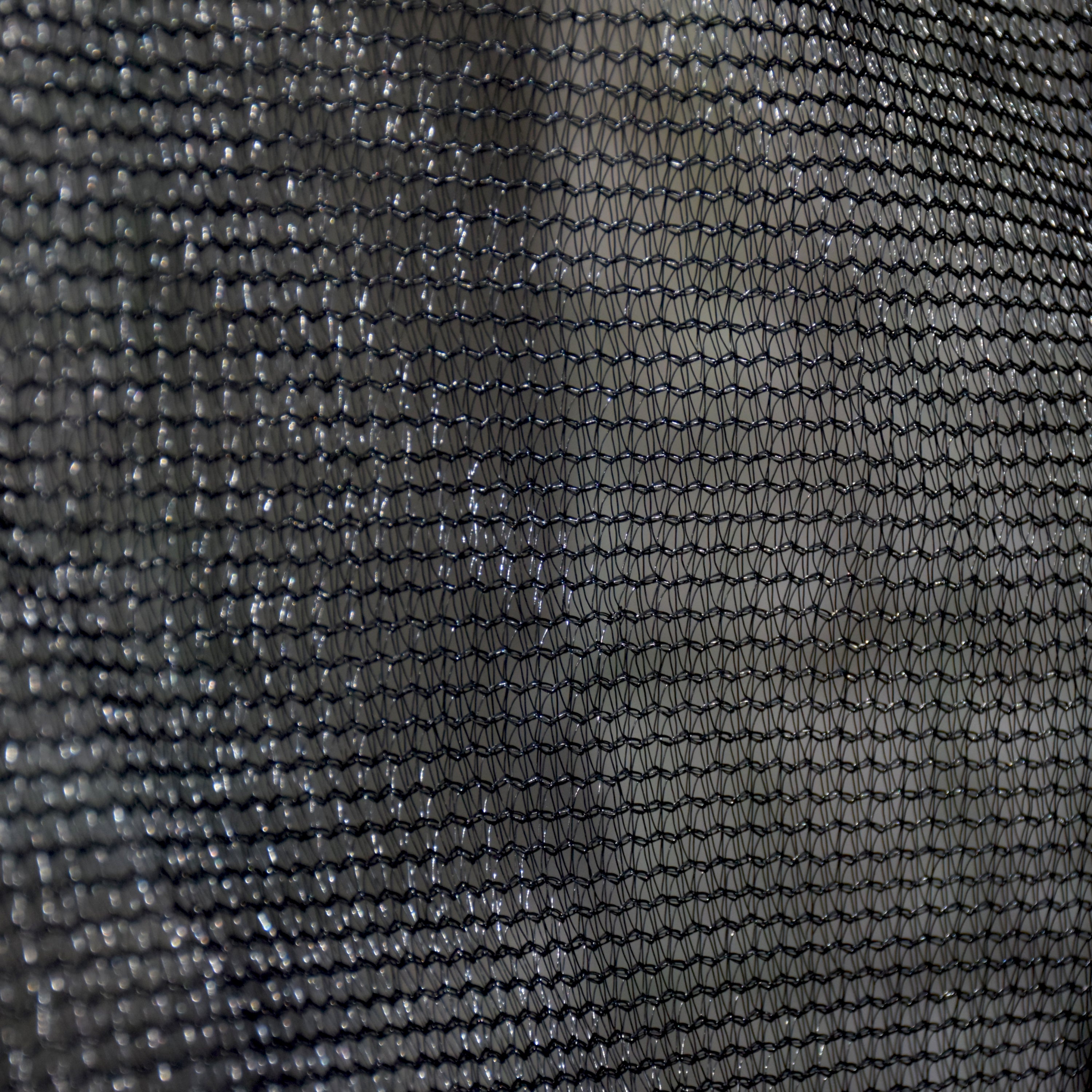 Outdoor trampoline safety net and frame detail