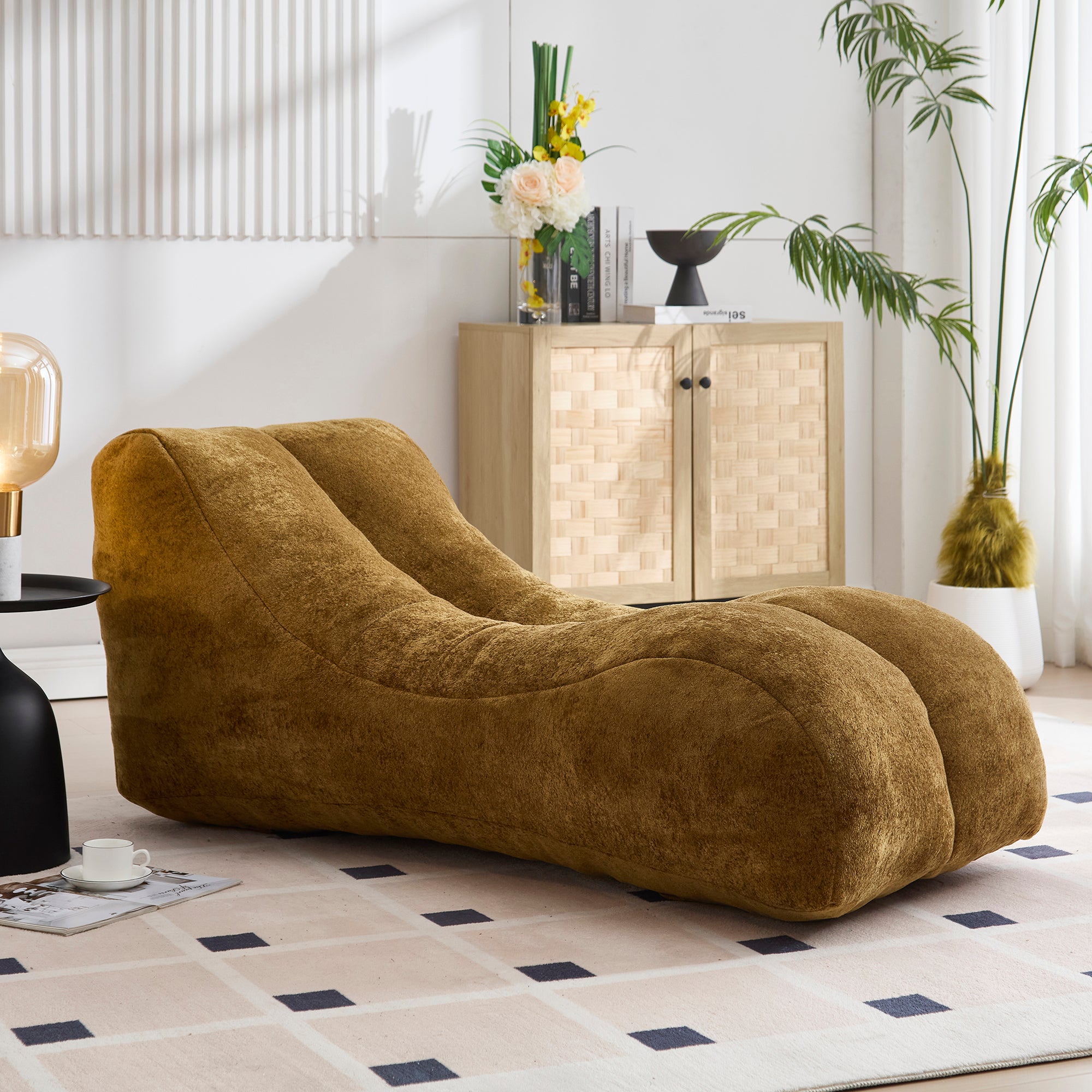 Bean bag lounger top view