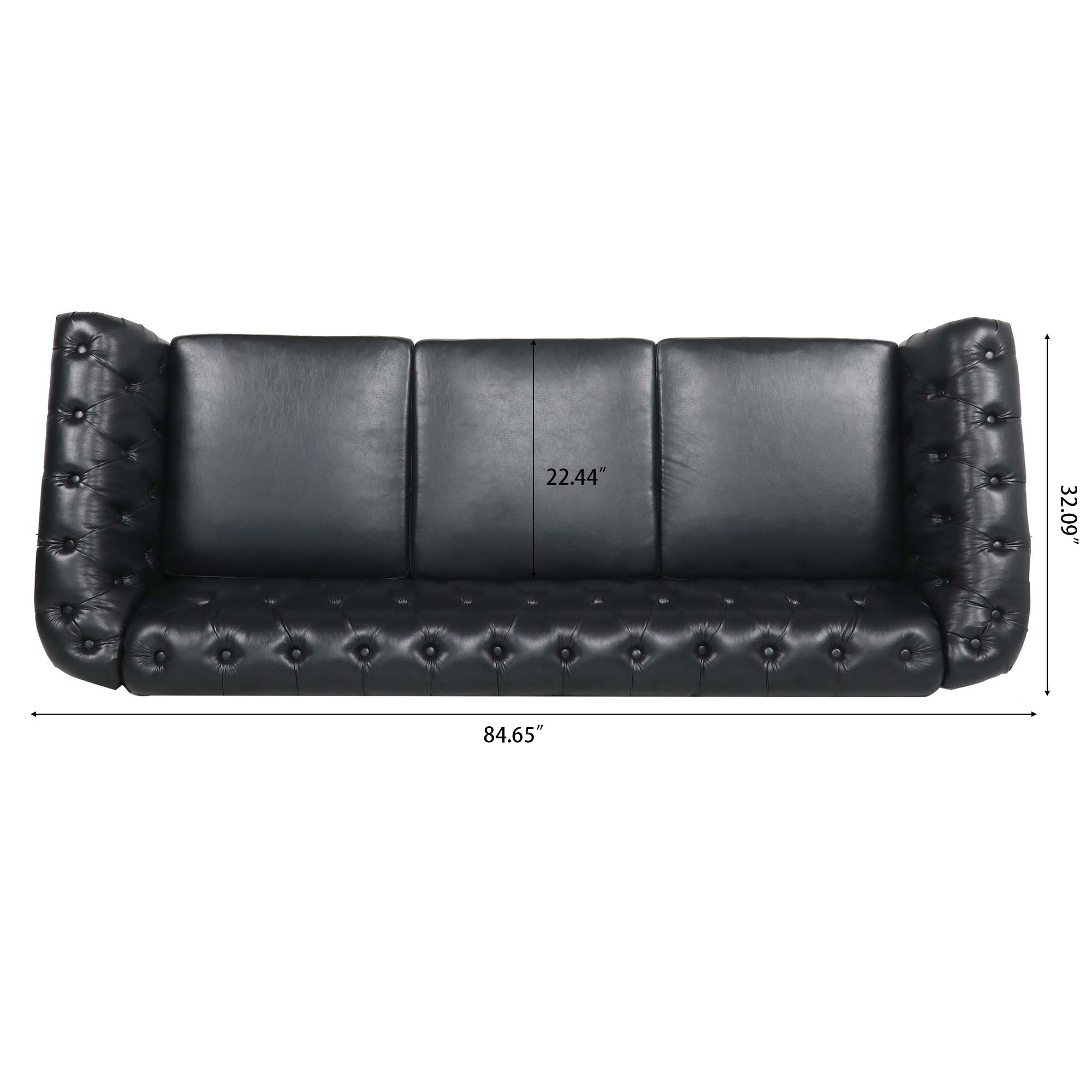 Chesterfield sofa in modern living room