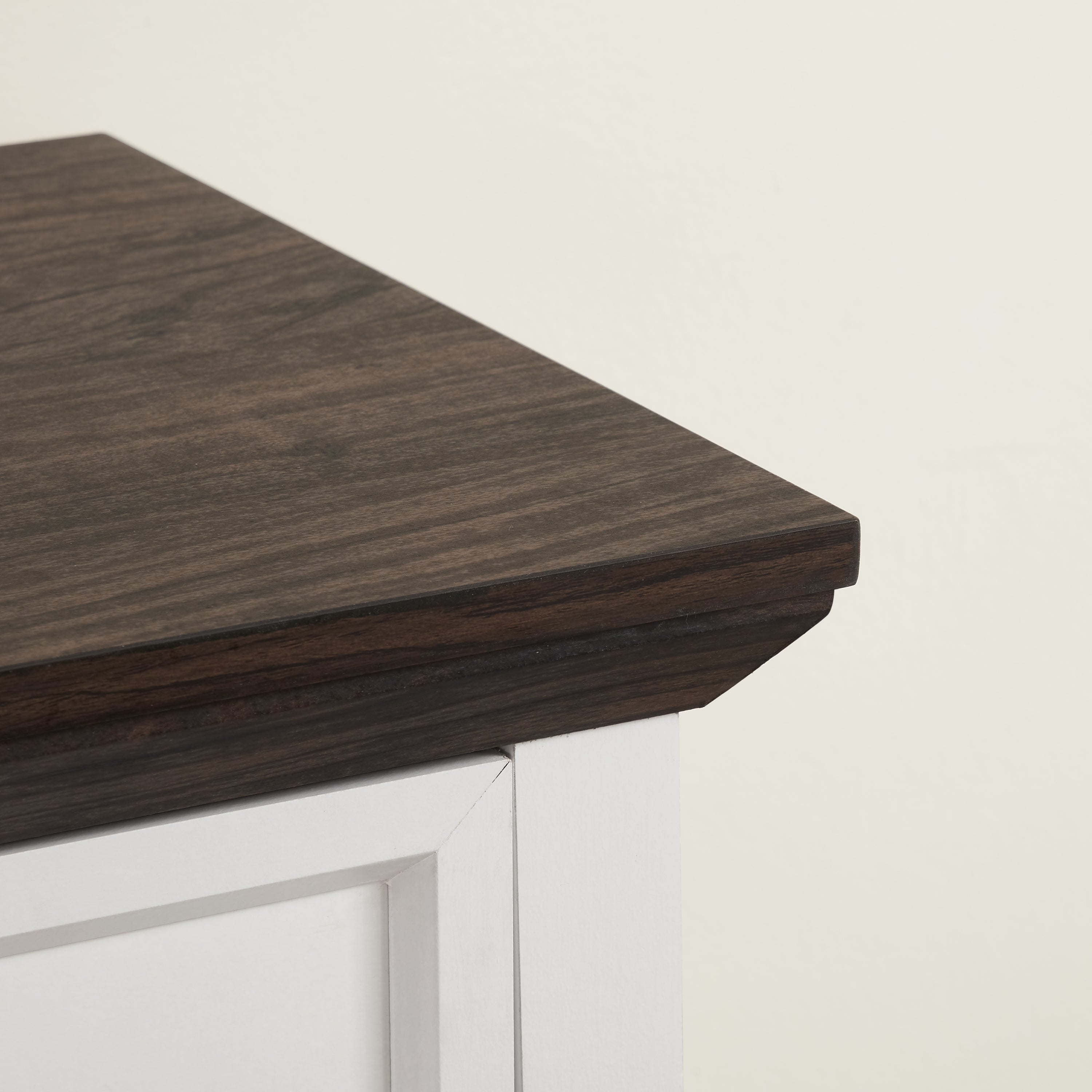 Six-drawer chest of drawers side profile view