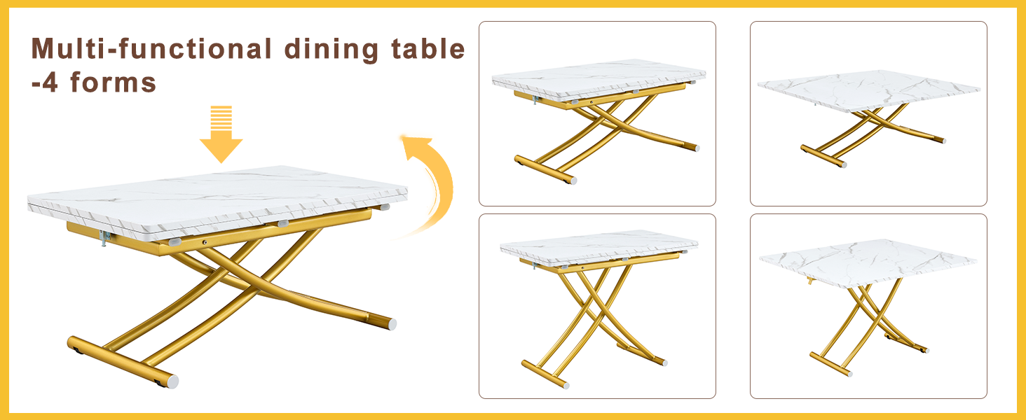White textured desktop multifunction table lifestyle setting