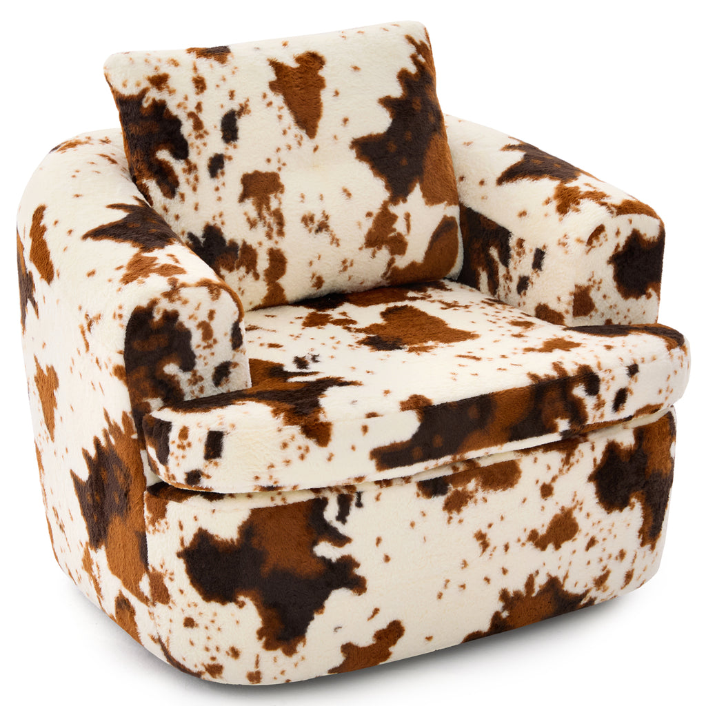 360 swivel barrel chair side profile