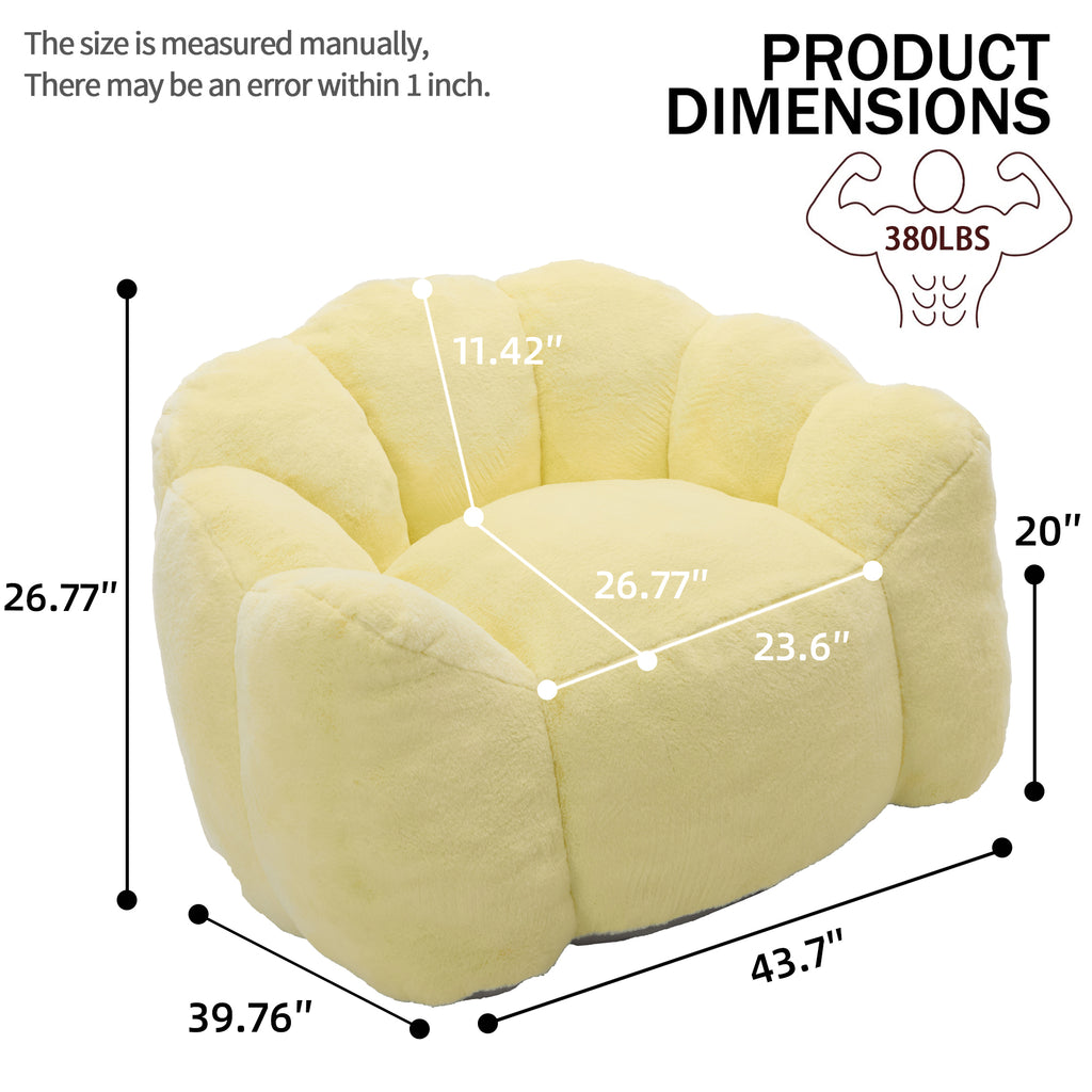 Lotus-style compression sofa in living room setting