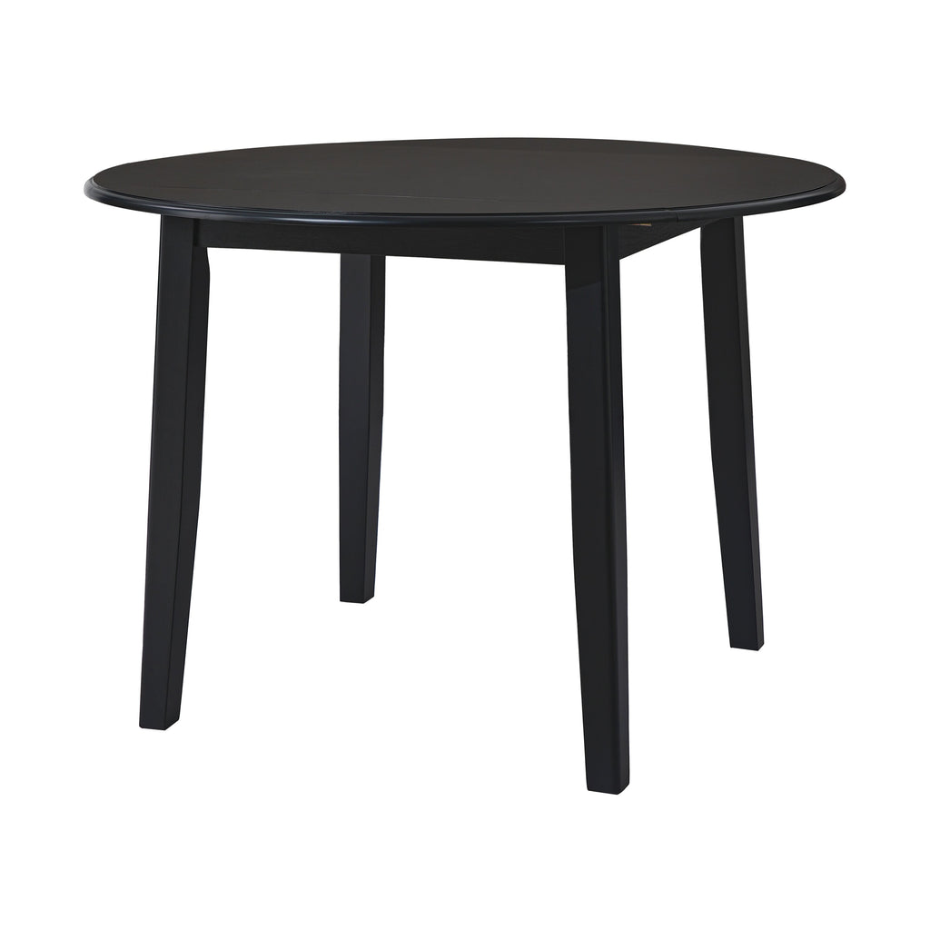Extendable Round Dining Table for 2–4 People, Folding Wood Dining Table with Adjustable Size, Space-Saving Design for Small Apartments and Dining Areas - LIGHT BROWN
