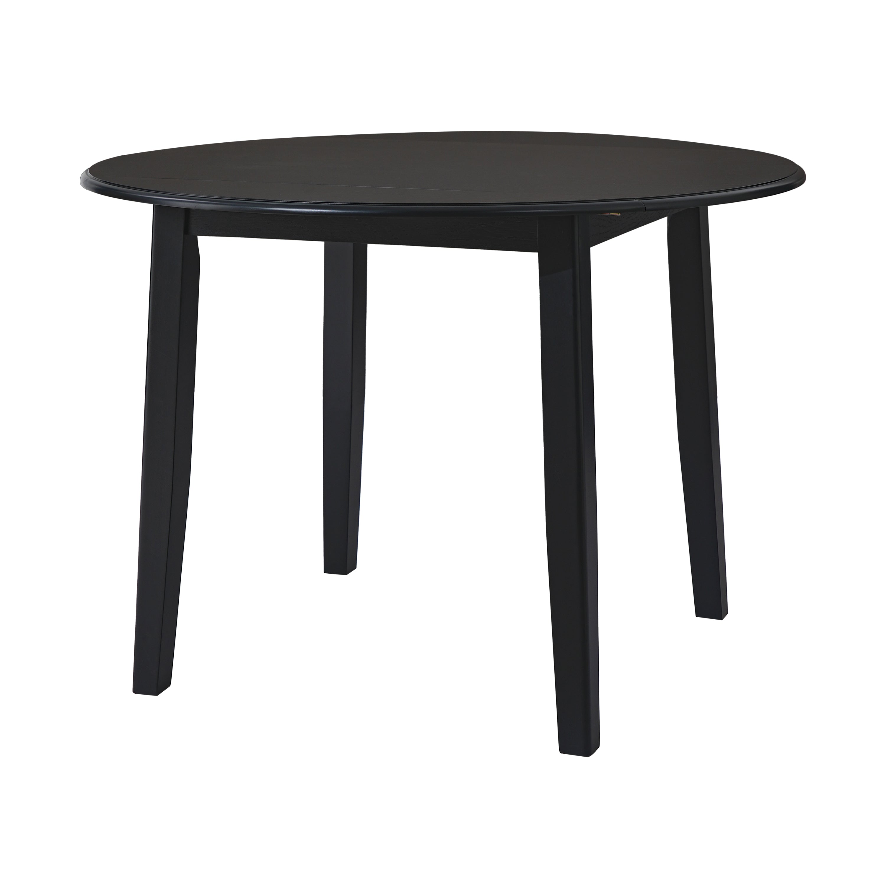 Extendable Round Dining Table for 2–4 People, Folding Wood Dining Table with Adjustable Size, Space-Saving Design for Small Apartments and Dining Areas - LIGHT BROWN