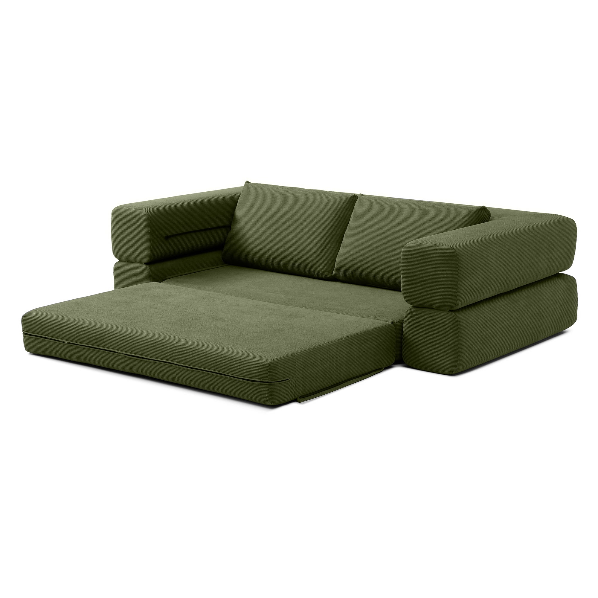 Green 3-in-1 sofa bed lifestyle photo