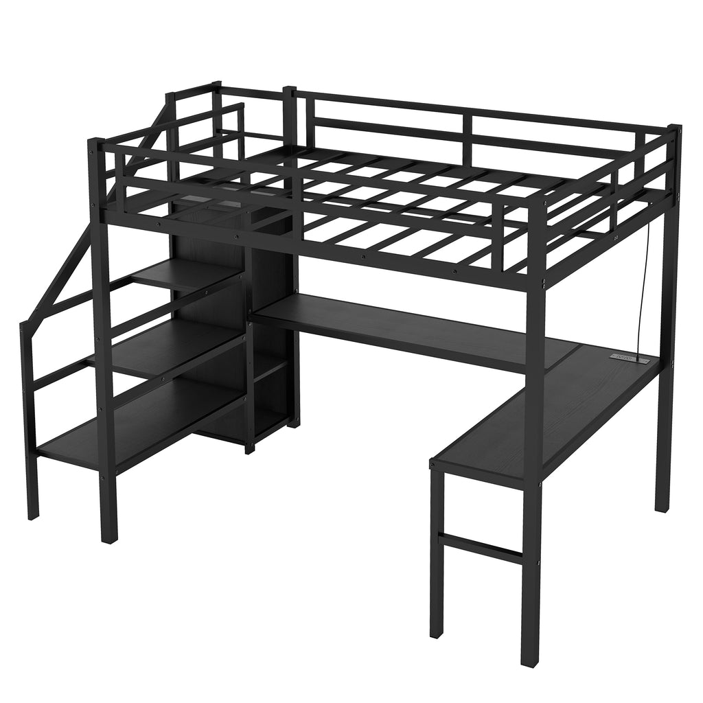 Loft bed LED light strip ambient bedroom lighting