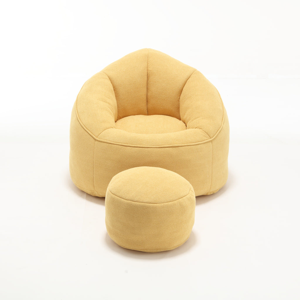Bean bag chair with footrest — full set