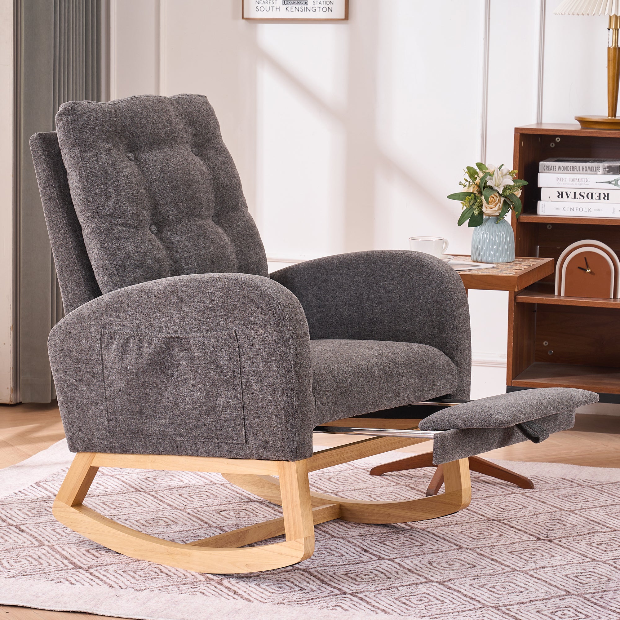 Thick foam cushion seat and back detail