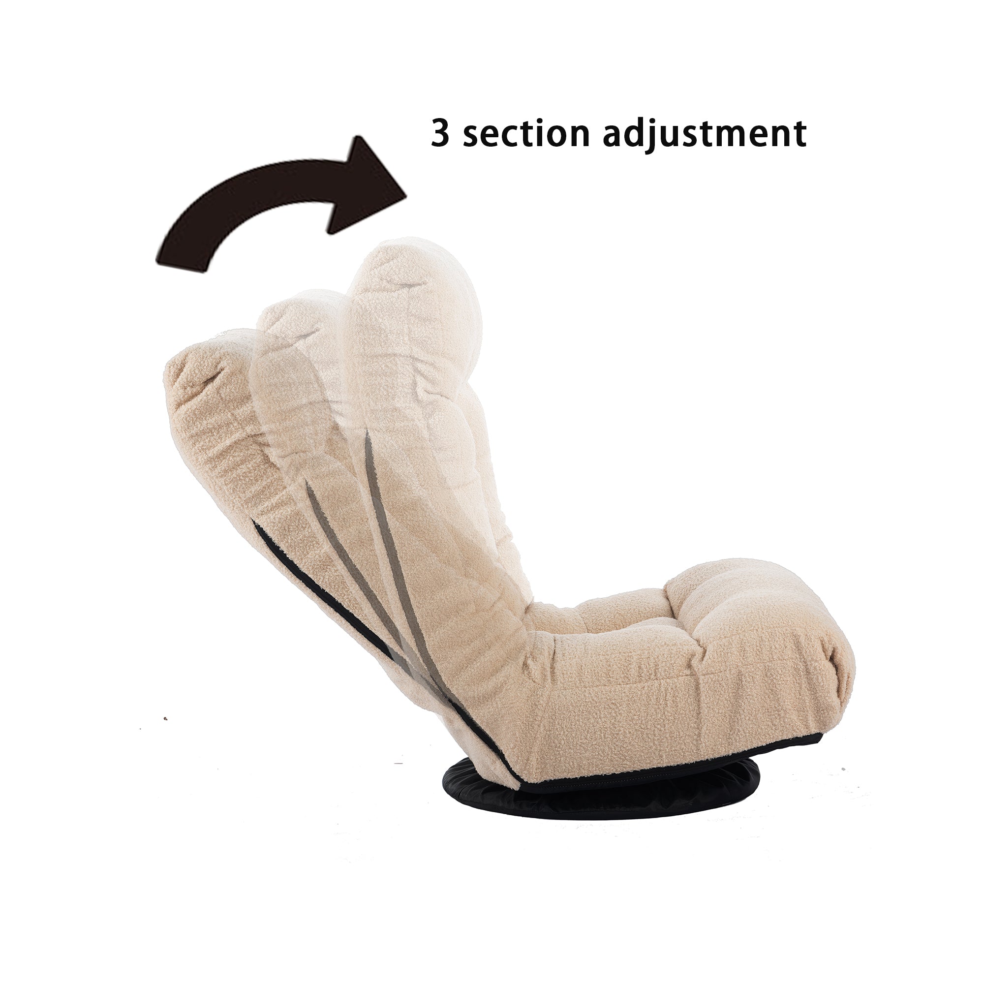 White reclining sofa chair on balcony setting