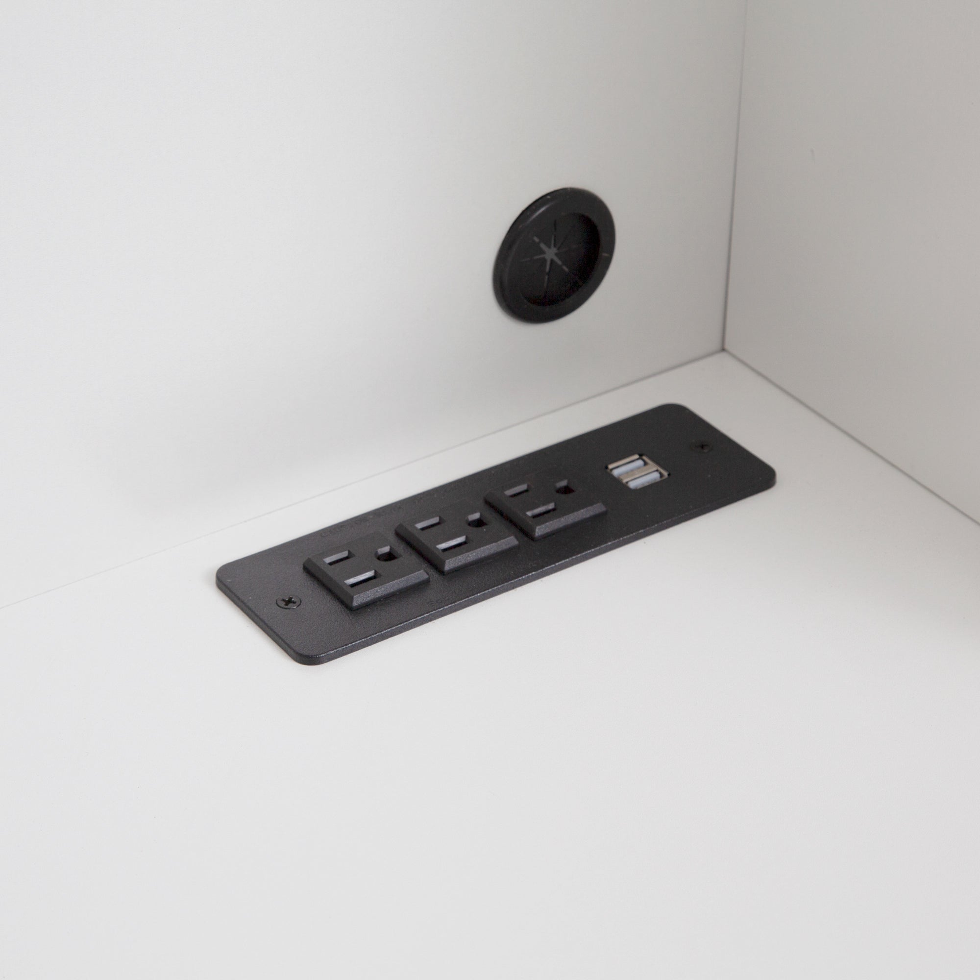 Home office desk assembly and dimension reference