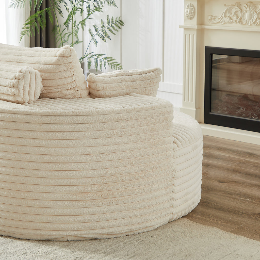 Single seat fluffy chair product overview