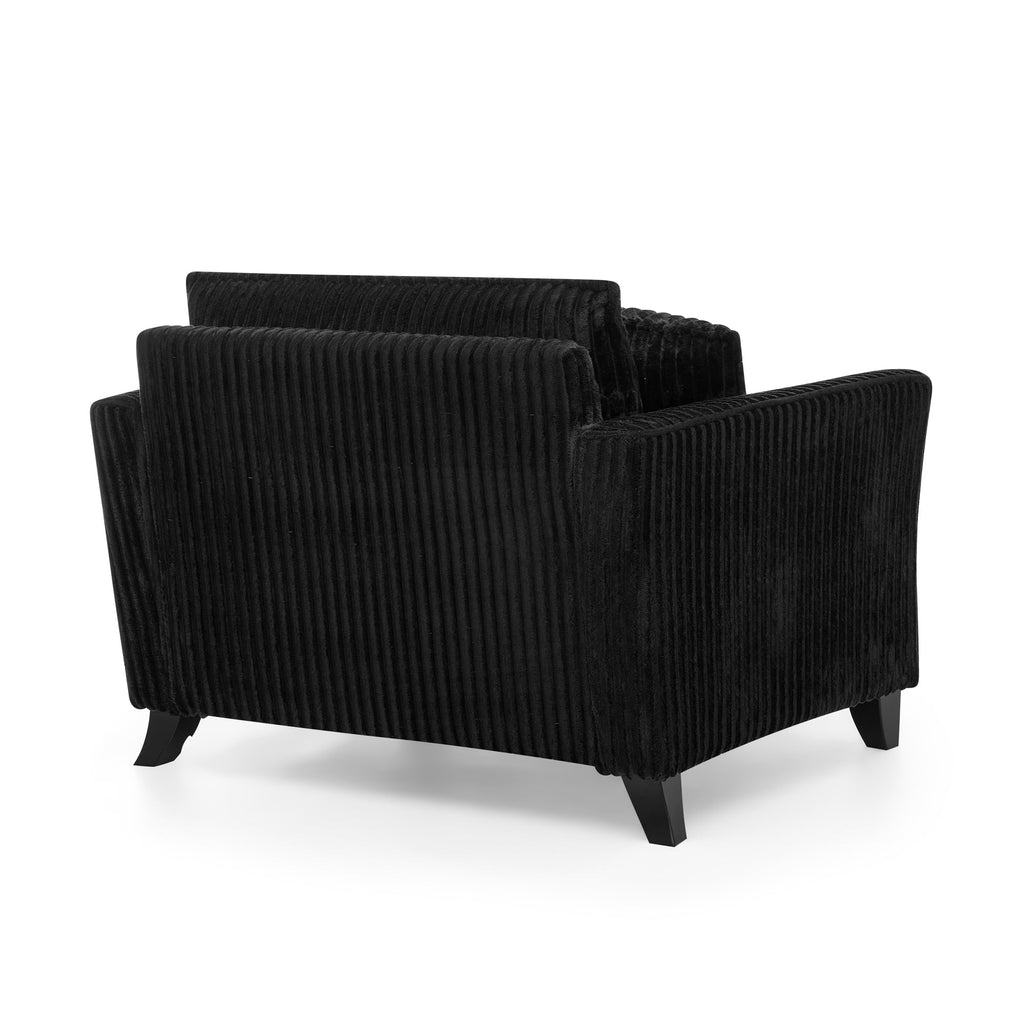 Lazy sofa chair, comfortable single-person sofa chair, with a backrest and soft seat cushion, having armrests on both sides, suitable for living room and bedroom - Brown