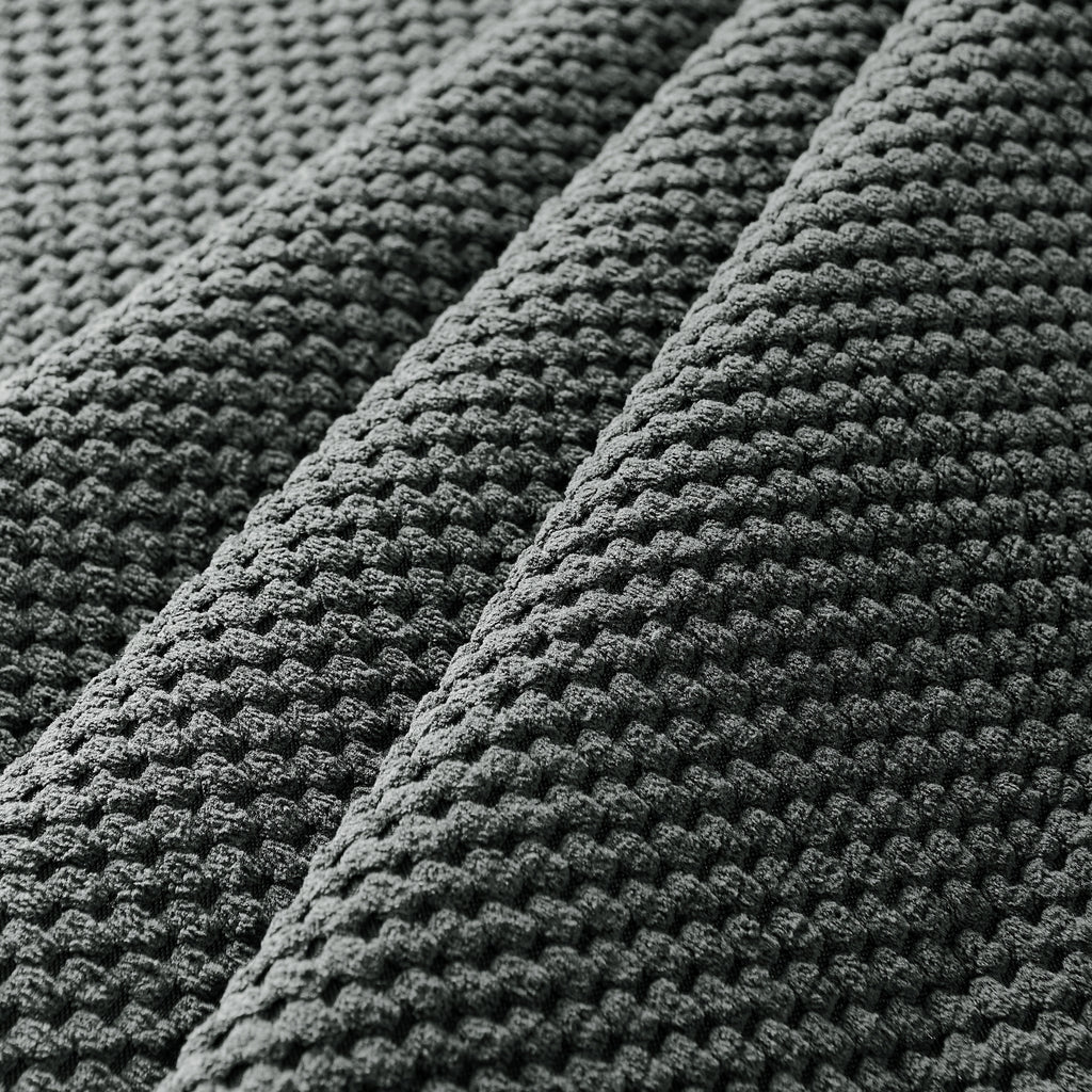 Manual reclining chair padded footrest mechanism detail