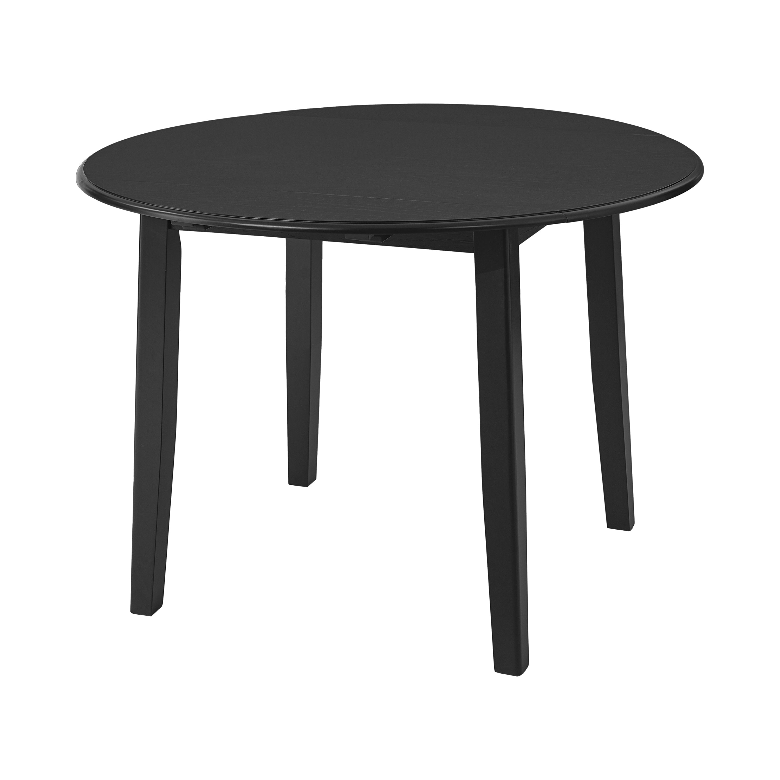 Extendable Round Dining Table for 2–4 People, Folding Wood Dining Table with Adjustable Size, Space-Saving Design for Small Apartments and Dining Areas - LIGHT BROWN