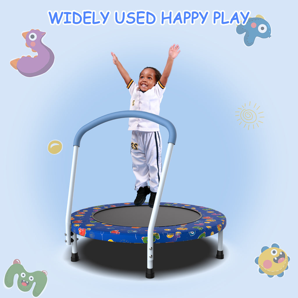 36-inch mini trampoline assembly components product photo