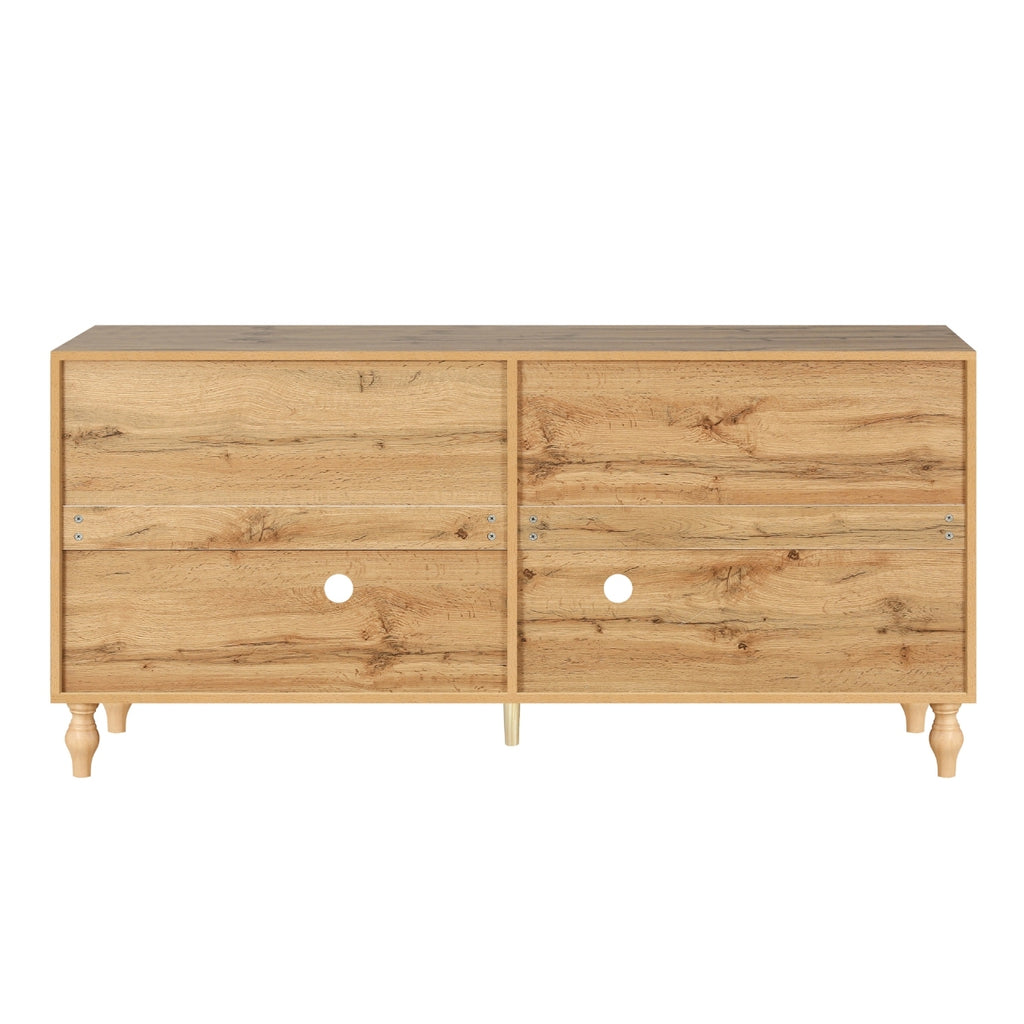 Entryway carved door storage cabinet product photo