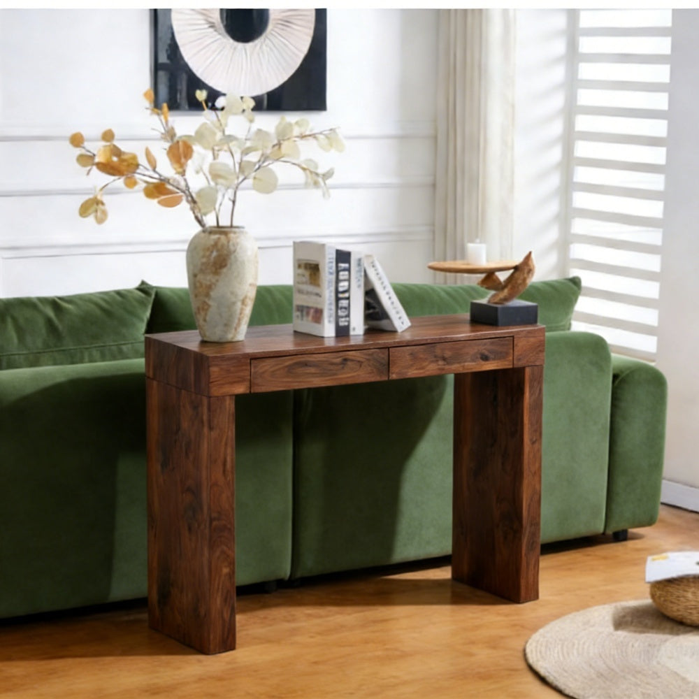 50 inch walnut grain bar table pub height home bar