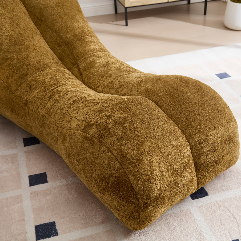 Foam fill bean bag seat detail