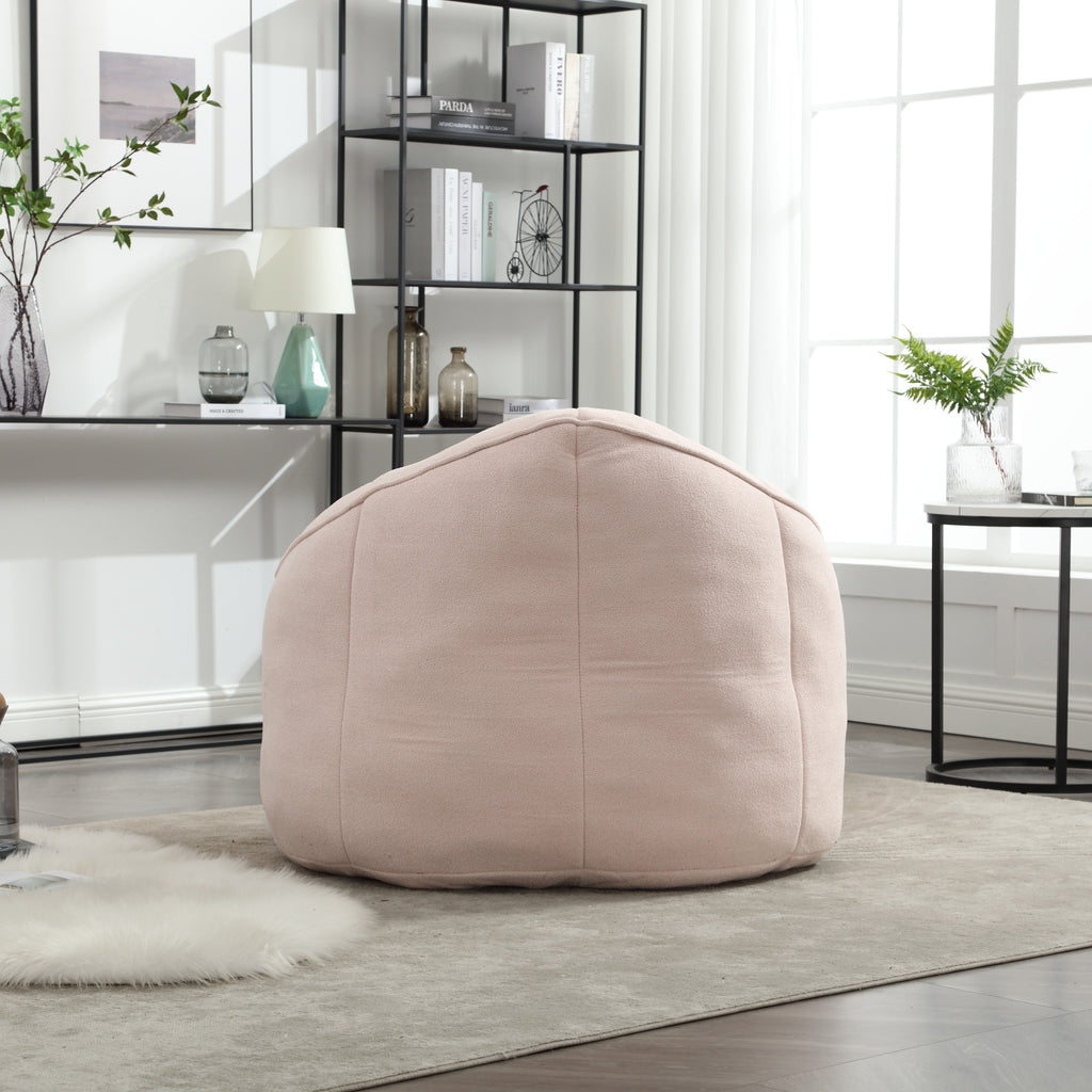 Microfiber bean bag chair in nursery or home office