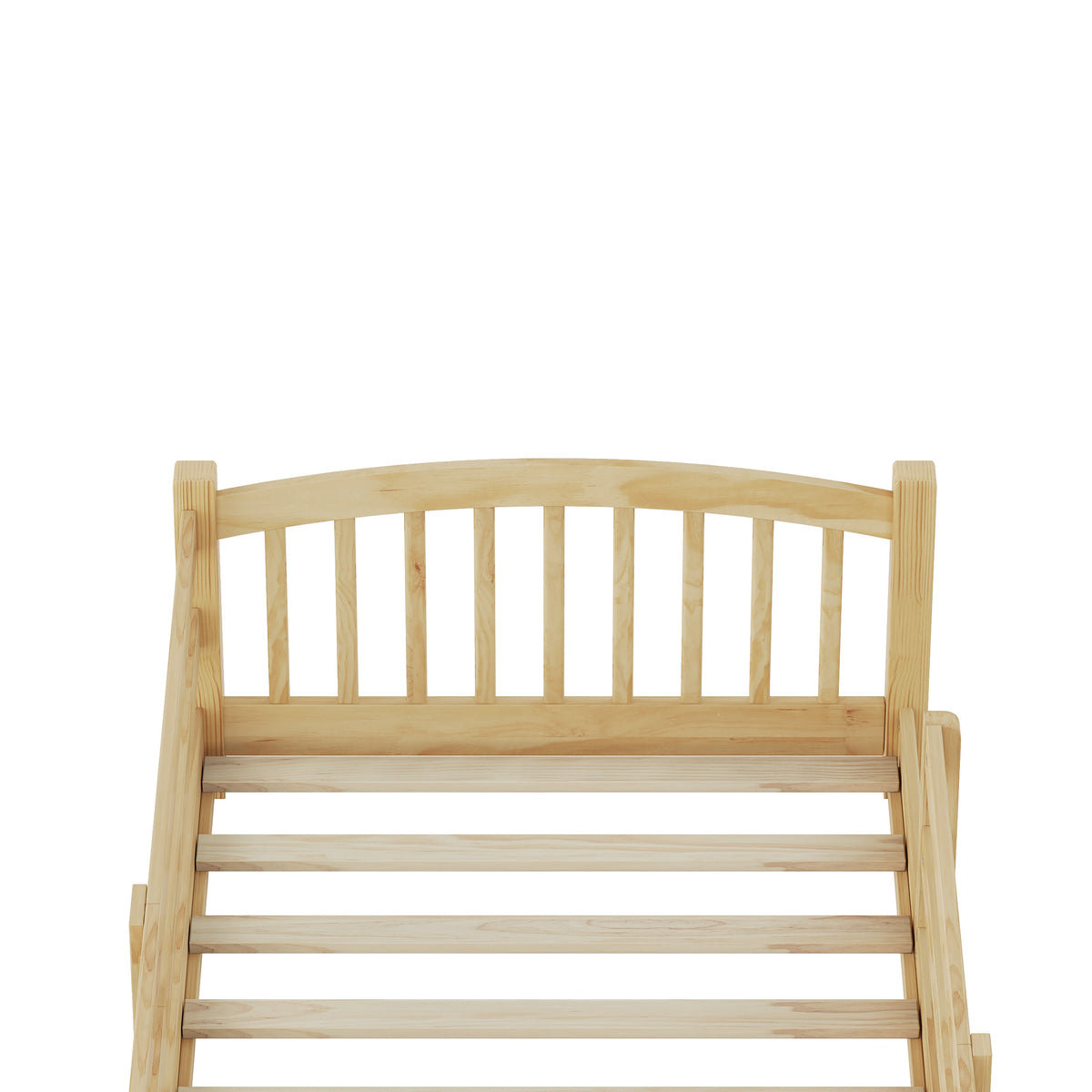 Twin Montessori Floor Bed with Slats and Safety Guardrails, Solid Wood Floor Bed with Fence and Without Door, Easy Assemble Montessori Bed for Girls and Boys, Gray