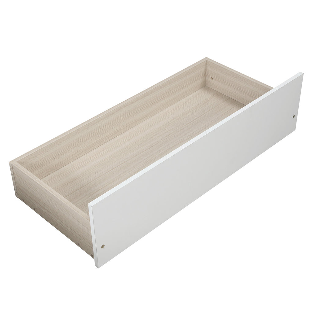 Kids bedroom twin platform bed lifestyle photo