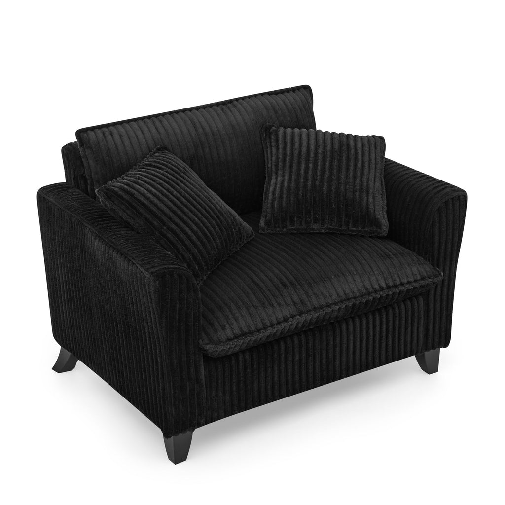 Lazy sofa chair, comfortable single-person sofa chair, with a backrest and soft seat cushion, having armrests on both sides, suitable for living room and bedroom - Brown