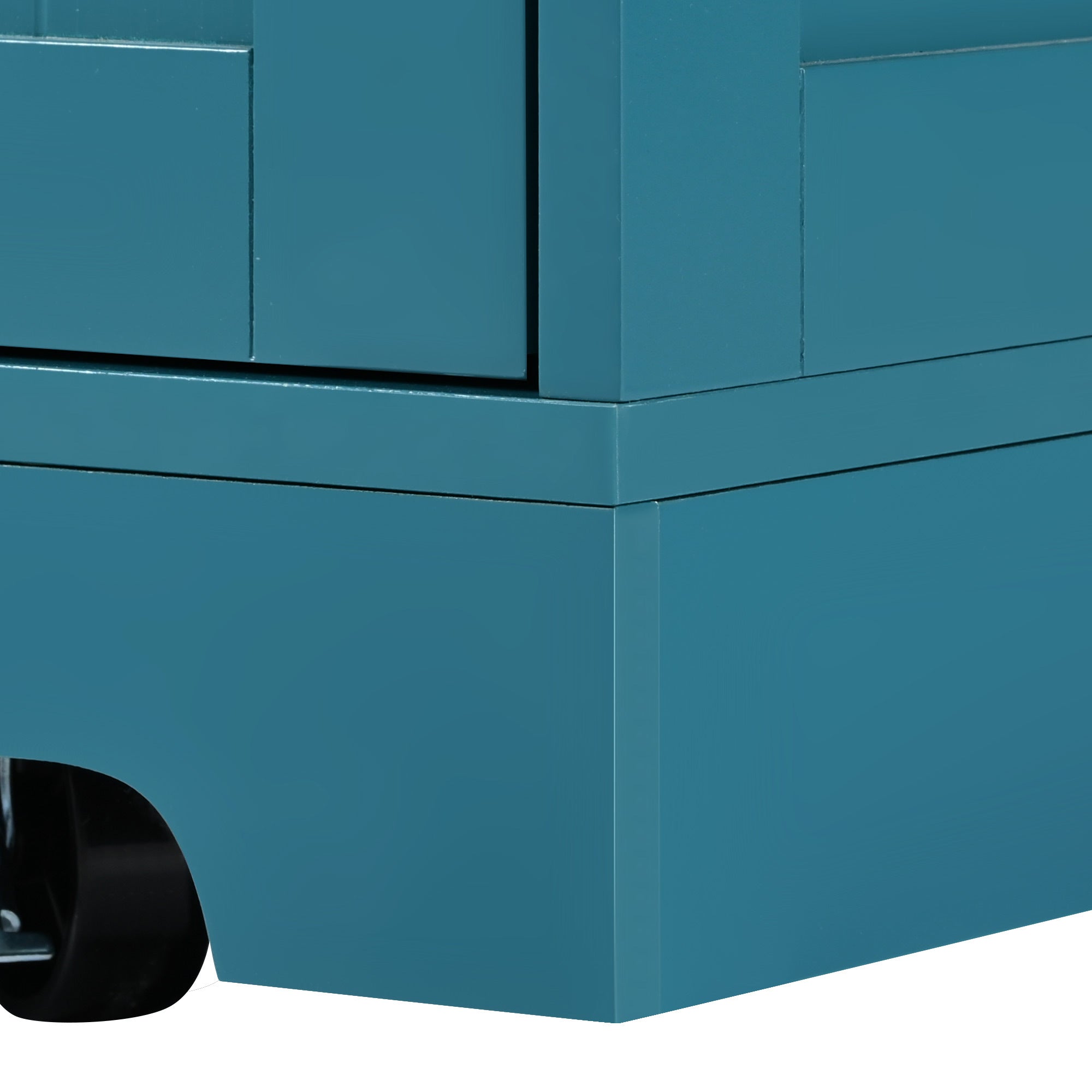 K&K 55.7'' Large Kitchen Island with 2 Drop Leaf,, Rolling Kitchen Cart on 5 Wheels with Power Outlet, Folding Storage Dining Table with Spice & Towel Rack , 3 Drawers, for Kitchen, Dining Room,Black