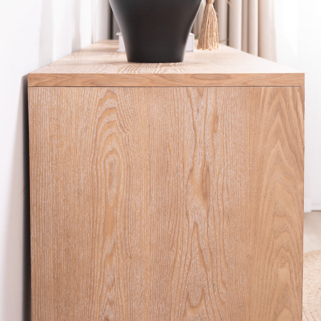 Farmhouse hallway console table full product overview