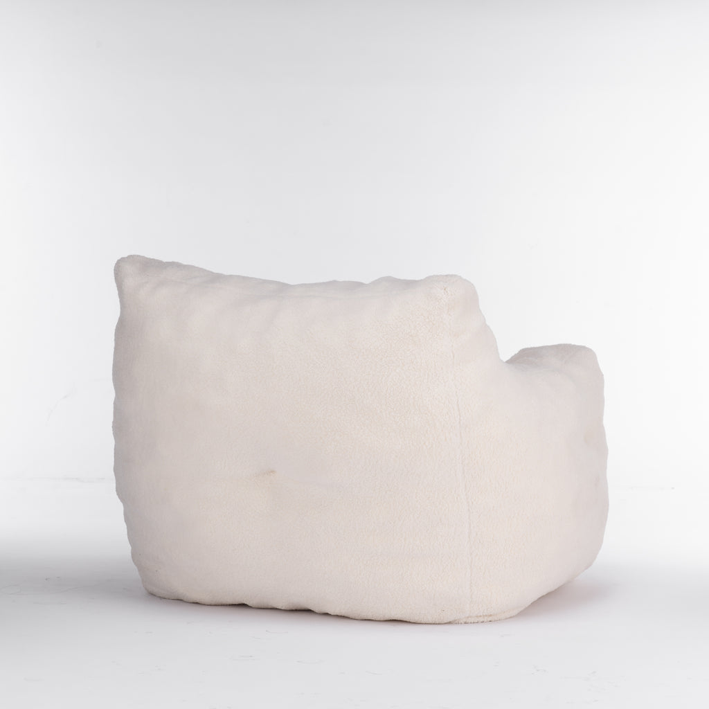 Bean bag lounger in bedroom setting