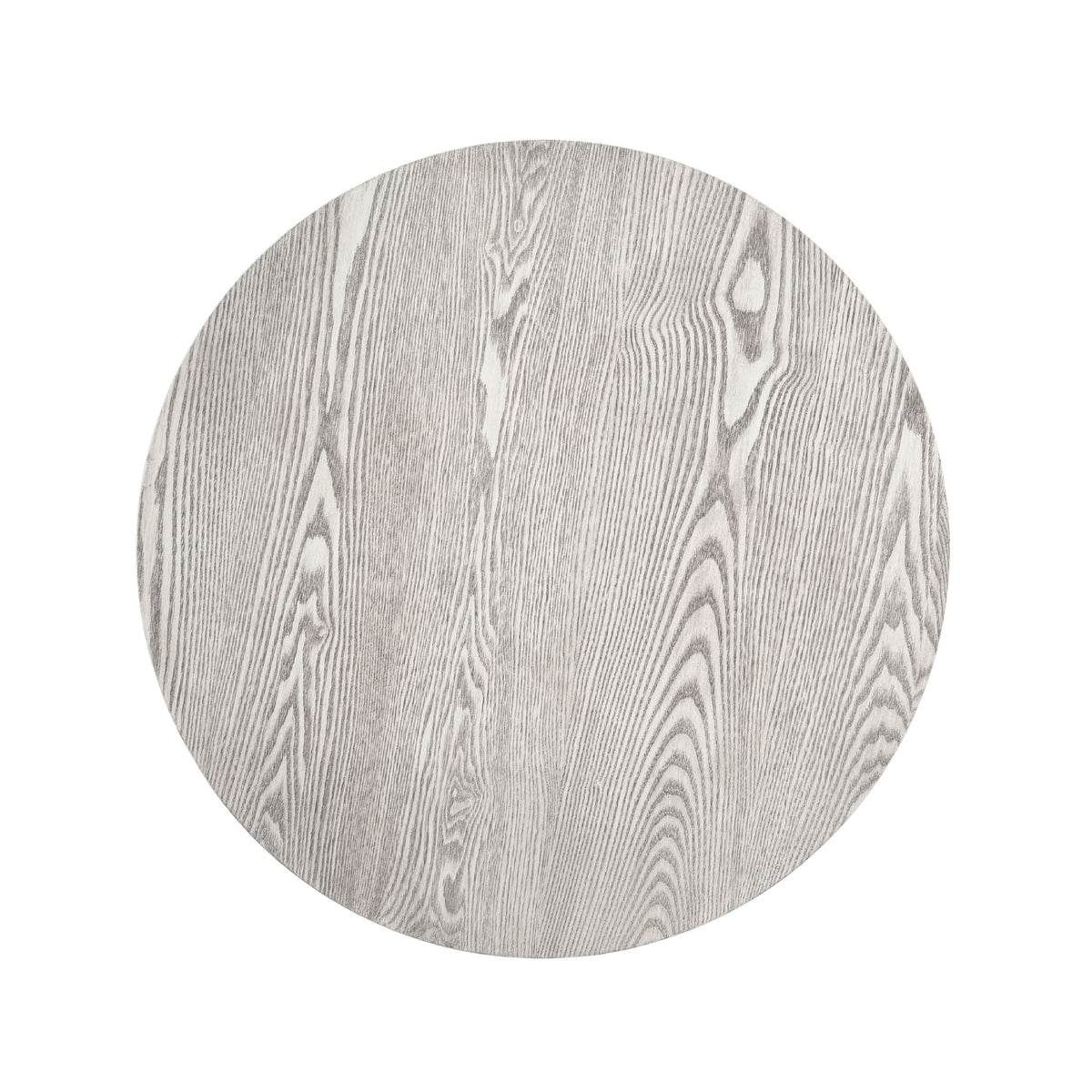 31.5'' Round Coffee Table with Storage Solid Wood Veneered Modern Coffee Table Accent Tea Table for Living Room, Bedroom, Apartment or Office, Grey