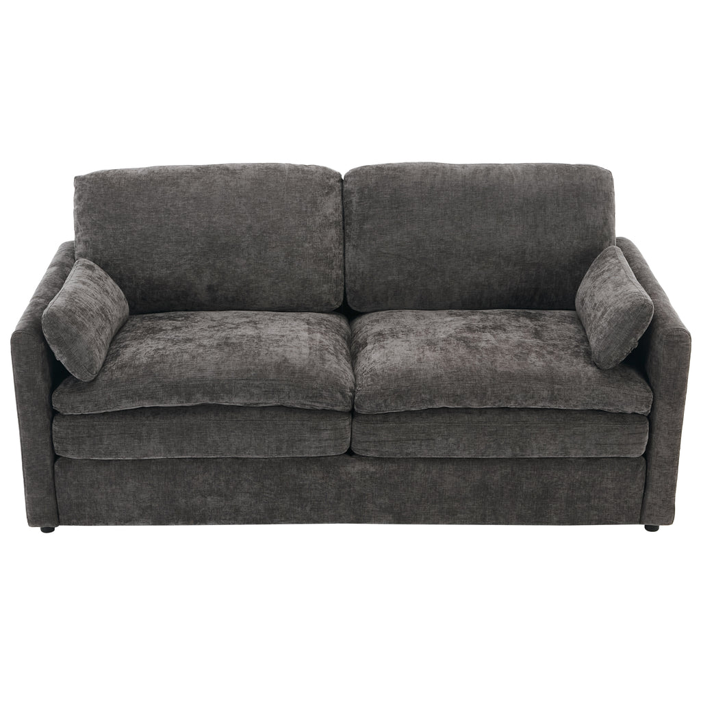 Double cushion loveseat seat construction detail