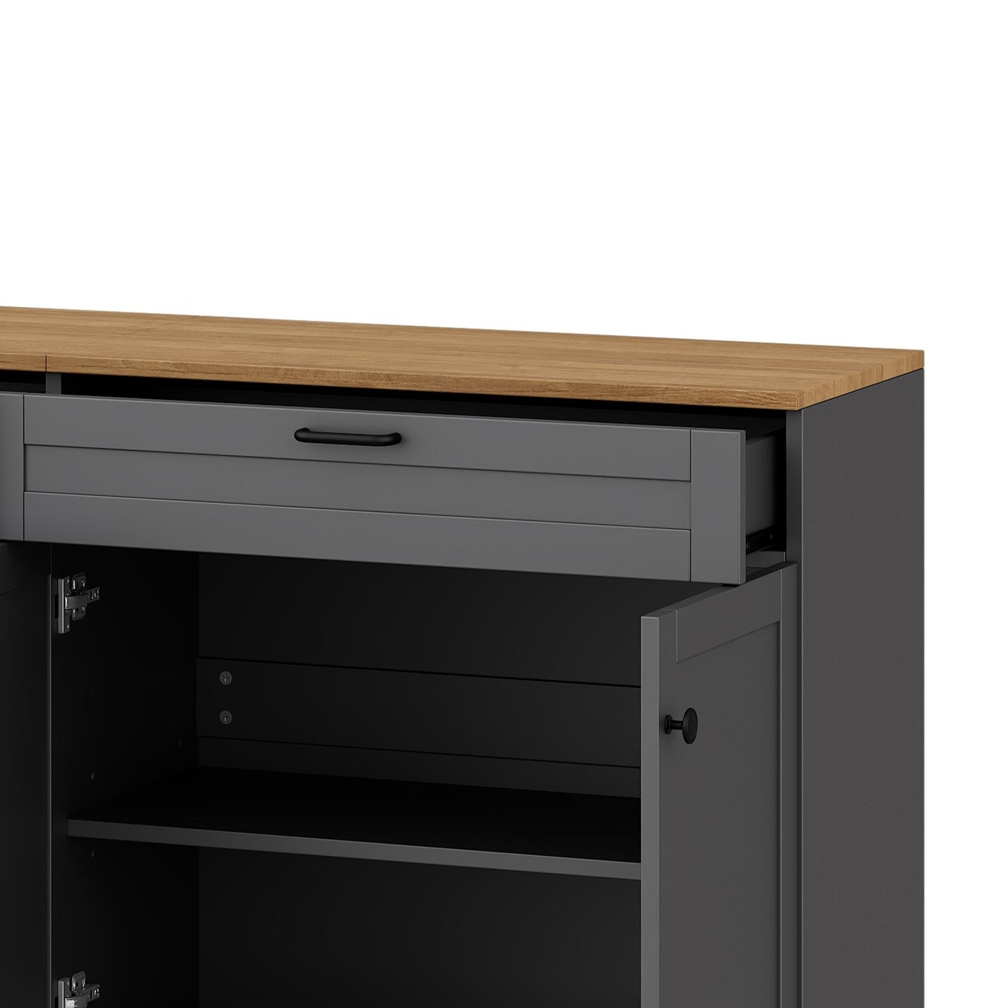 3-Piece Farmhouse Entertainment Center — for TVs Up to 70"