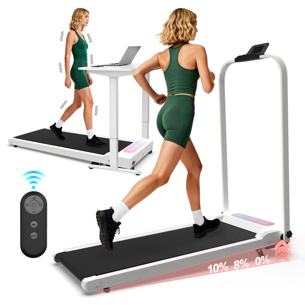2-in-1 treadmill remote control and vibration pad function